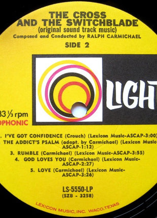 Ralph Carmichael : The Cross And The Switchblade (Original Sound Track Music) (LP, Album)