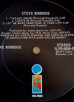 Steve Winwood : Steve Winwood (LP, Album, Pit)