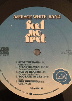Average White Band : Feel No Fret (LP, Album, Gat)