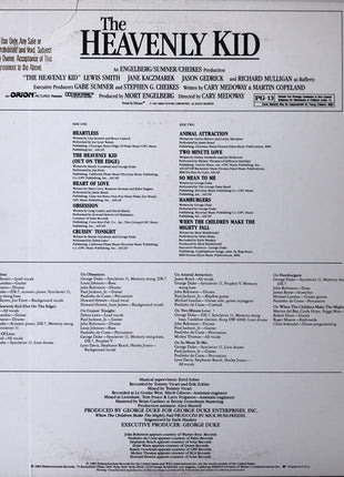 Various : The Heavenly Kid ("Original Motion Picture Soundtrack") (LP, Album)