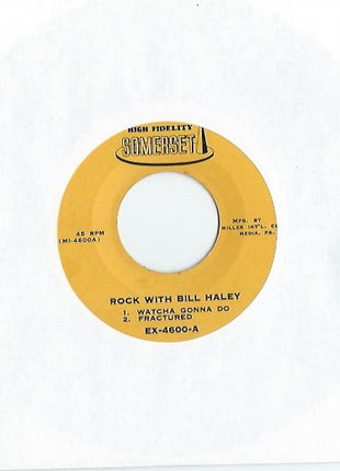 Bill Haley And His Comets : Rock With Bill Haley And The Comets (7", EP, Mono)