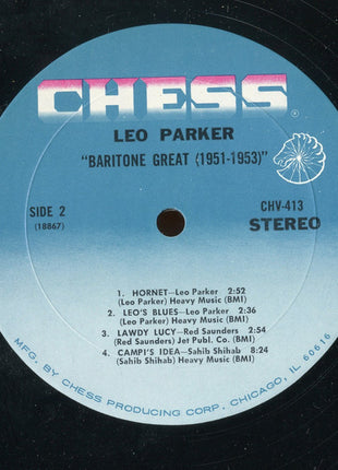 Leo Parker : The Late Great King Of The Baritone Sax (LP, Album, Mon)