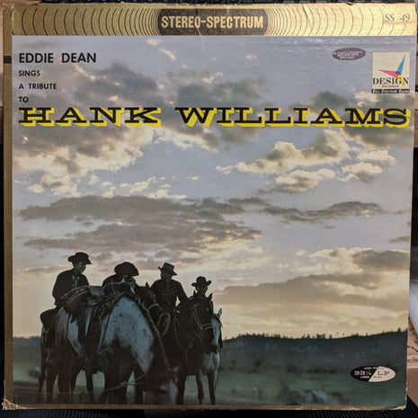 Eddie Dean : A Tribute To Hank Williams (LP, Album)