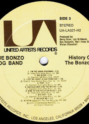 Bonzo Dog Doo-Dah Band : The History Of The Bonzos (2xLP, Comp, Gat)