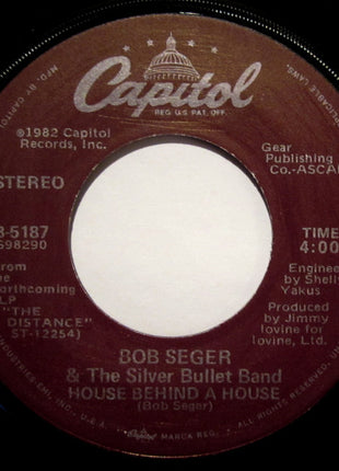 Bob Seger And The Silver Bullet Band : Shame On The Moon  (7", Single, Win)