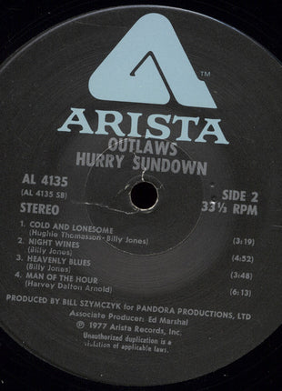 Outlaws : Hurry Sundown (LP, Album)