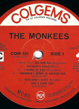 The Monkees : The Monkees (LP, Album, Mono, RP, MGM)