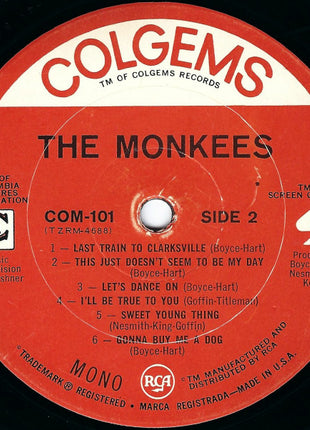 The Monkees : The Monkees (LP, Album, Mono, RP, MGM)