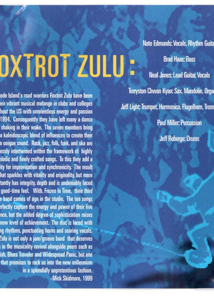 Foxtrot Zulu : Frozen in Time (CD, Album)