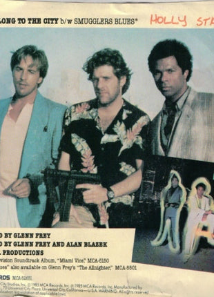 Glenn Frey : You Belong To The City (7", Glo)