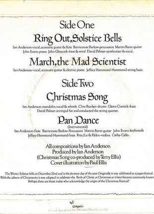 Jethro Tull : Ring Out, Solstice Bells (7", EP)