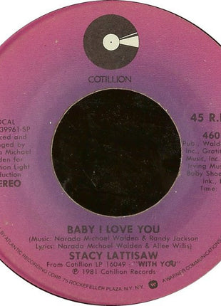 Stacy Lattisaw : Love On A Two Way Street (7")