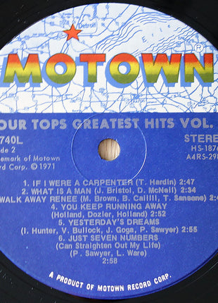 Four Tops : Four Tops Greatest Hits Vol. 2 (LP, Comp, Ind)