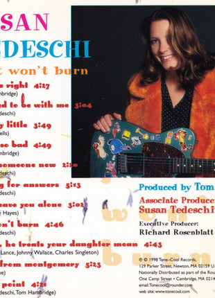 Susan Tedeschi : Just Won't Burn (CD, Album, RP, UML)