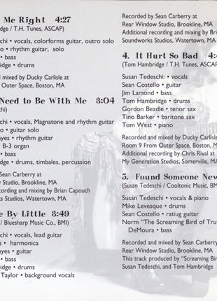 Susan Tedeschi : Just Won't Burn (CD, Album, RP)