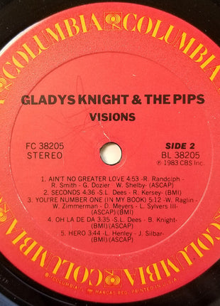 Gladys Knight And The Pips : Visions (LP, Album, Pit)