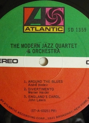 The Modern Jazz Quartet : The Modern Jazz Quartet & Orchestra (LP, RP)