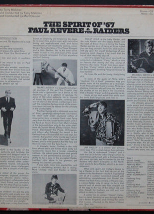 Paul Revere & The Raiders : The Spirit Of '67 (LP, Album, RP)