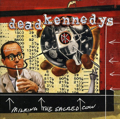 the album cover for Dead Kennedys - Milking the Sacred Cow