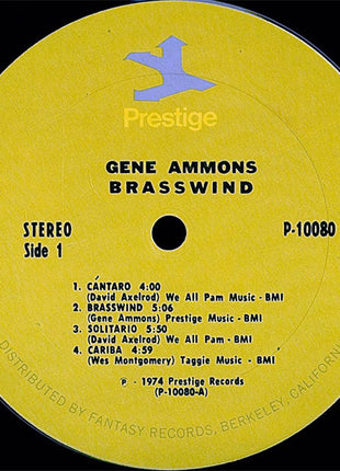 Gene Ammons : Brasswind (LP)