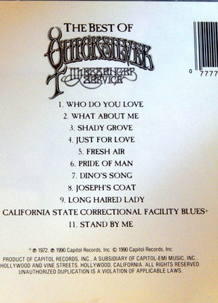 Quicksilver Messenger Service : The Best Of Quicksilver Messenger Service (CD, Comp, RE)
