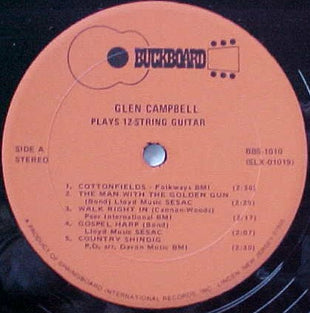 Glen Campbell : Plays 12-String Guitar (LP)