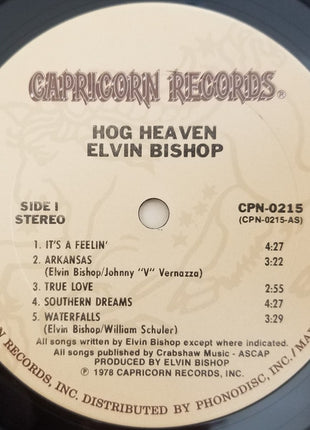 Elvin Bishop : Hog Heaven (LP, Album, San)