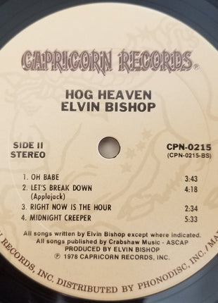 Elvin Bishop : Hog Heaven (LP, Album, San)