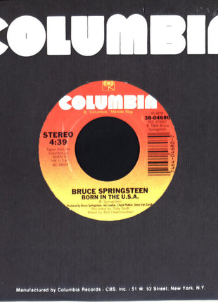 Bruce Springsteen : Born In The U.S.A. / Shut Out The Light (7", Single, Styrene, Pit)