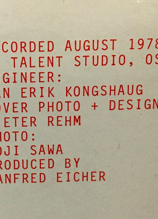 Pat Metheny : New Chautauqua (LP, Album, Wak)