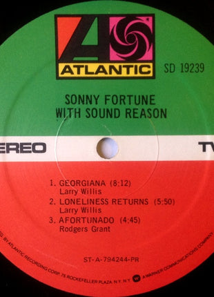 Sonny Fortune : With Sound Reason (LP, Album)