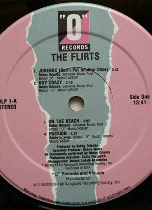 The Flirts : 10¢ A Dance (LP, Album)