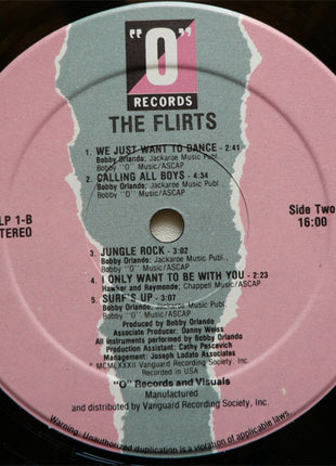 The Flirts : 10¢ A Dance (LP, Album)