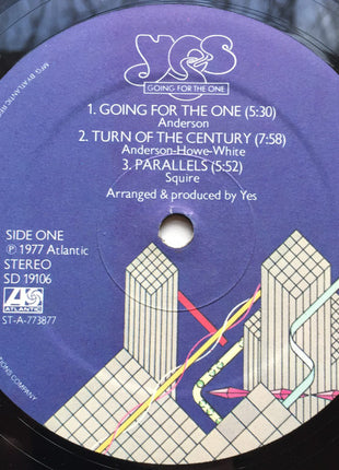 Yes : Going For The One (LP, Album, Pre)