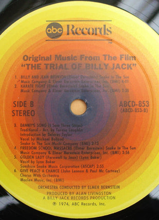 Elmer Bernstein : Original Music From The Film The Trial Of Billy Jack (LP, Album)