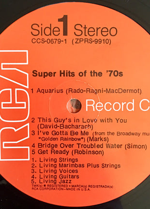 Various : Super Hits Of The '70s (3x12", Comp, Club, Cha)