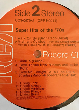 Various : Super Hits Of The '70s (3x12", Comp, Club, Cha)
