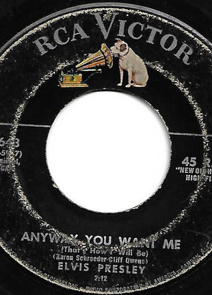 Elvis Presley : Love Me Tender / Anyway You Want Me (7", Single, Ind)