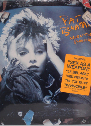 Pat Benatar : Seven The Hard Way (LP, Album, Pit)