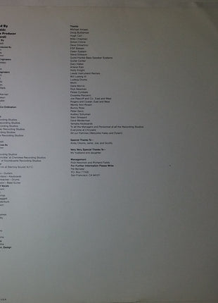 Pat Benatar : Seven The Hard Way (LP, Album, Pit)