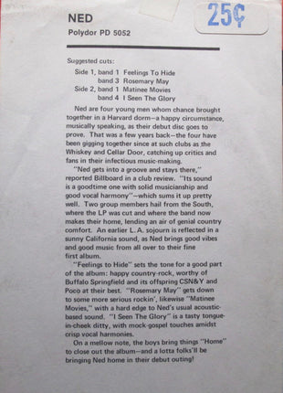 Ned (9) : Ned (LP, Album, Promo)