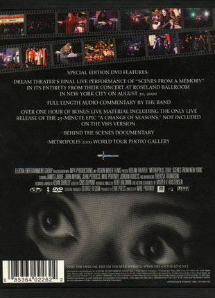 Dream Theater : Metropolis 2000: Scenes From New York (DVD-V, S/Edition, NTSC)