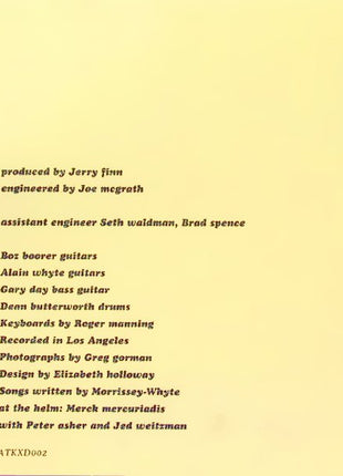 Morrissey : Irish Blood, English Heart (CD, Single, CD2)