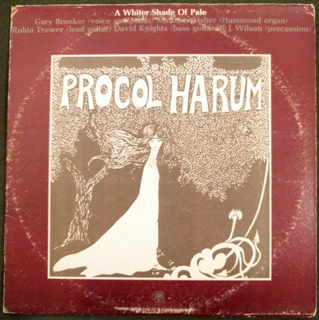 Procol Harum : A Whiter Shade Of Pale (LP, Album, Club, RE, Cap)