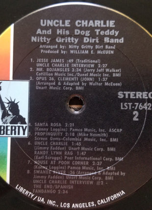 Nitty Gritty Dirt Band : Uncle Charlie & His Dog Teddy (LP, Album)