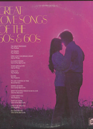 Various : Great Love Songs Of The 50's & 60's (LP, Comp, Club, CRC)