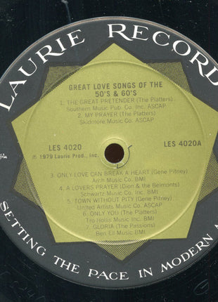 Various : Great Love Songs Of The 50's & 60's (LP, Comp, Club, CRC)