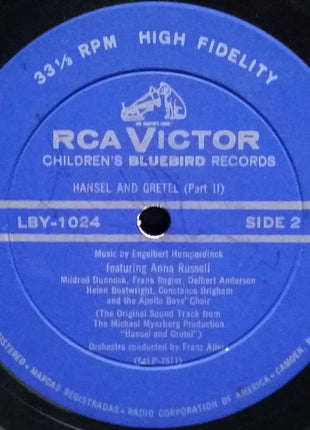Engelbert Humperdinck (2) : Hansel and Gretel (LP)