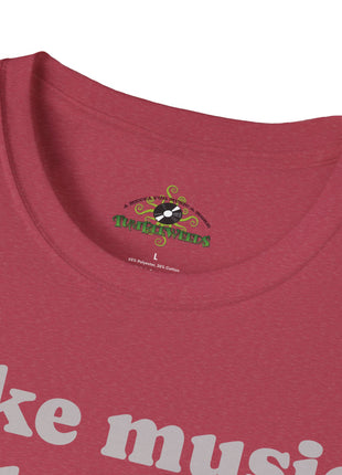 I like music and maybe 3 people T-Shirt | Funny Introvert Tee, Music Lover Shirt