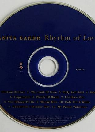 Anita Baker : Rhythm Of Love (CD, Album)